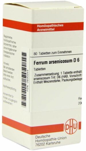 Ferrum Arsenicosum D 6 Tabletten