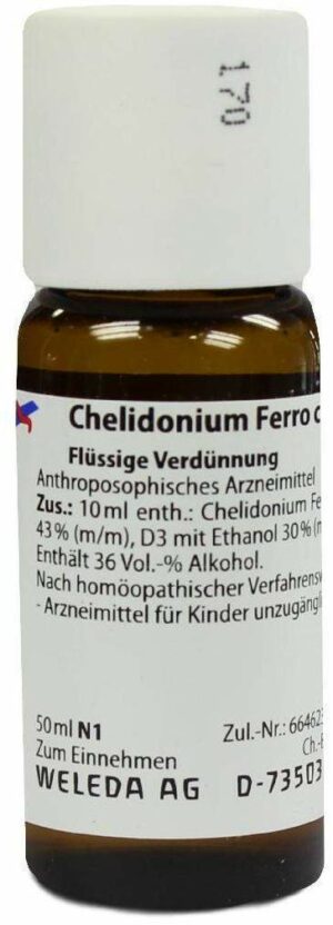 Weleda Chelidonium Ferro cultum D3 50 ml Dilution