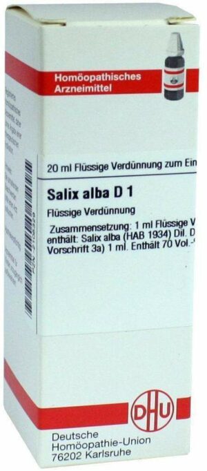 Dhu Salix Alba D1 Dilution