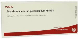 Wala Membrana sinuum paranasalium Gl D30 10 x 1 ml Ampullen