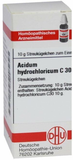 Acidum Hydrochloricum C 30 Globuli