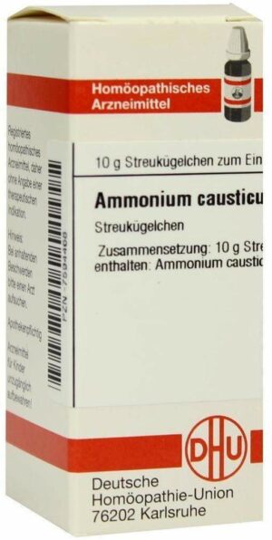 Ammonium Causticum D 12 Globuli