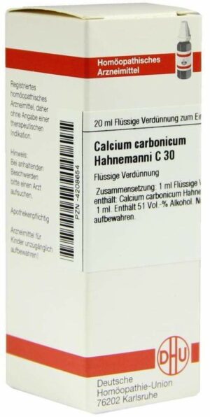 Calcium Carbonicum C30 Hahnemanni Dhu 20 ml Dilution