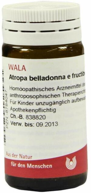 Wala Atropa belladonna e fructibus D6 20 g Globuli