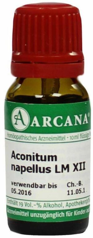 Aconitum Arcana Lm 12 Dilution 10 ml