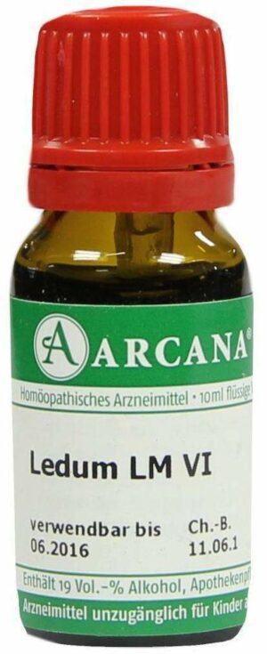 Ledum Lm 6 Dilution 10 ml