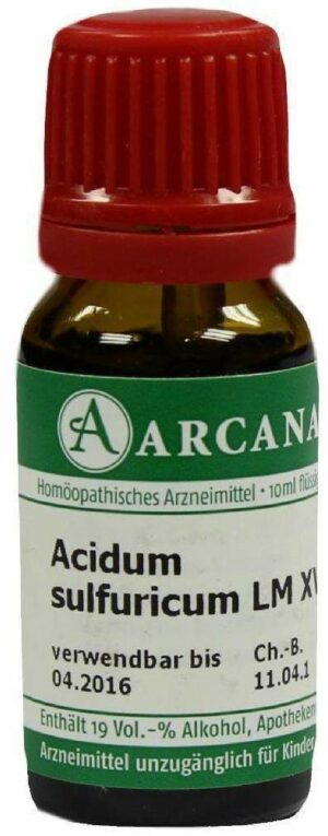 Acidum Sulfuricum Arcana Lm 18 Dilution 10 ml