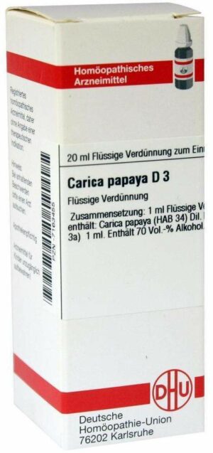 Carica Papaya D 3 Dilution