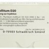 Weleda Plumbum mellitum D20 8 x 1 ml Ampullen