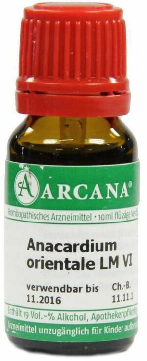 Anacardium Orientale Lm 6 Dilution 10 ml