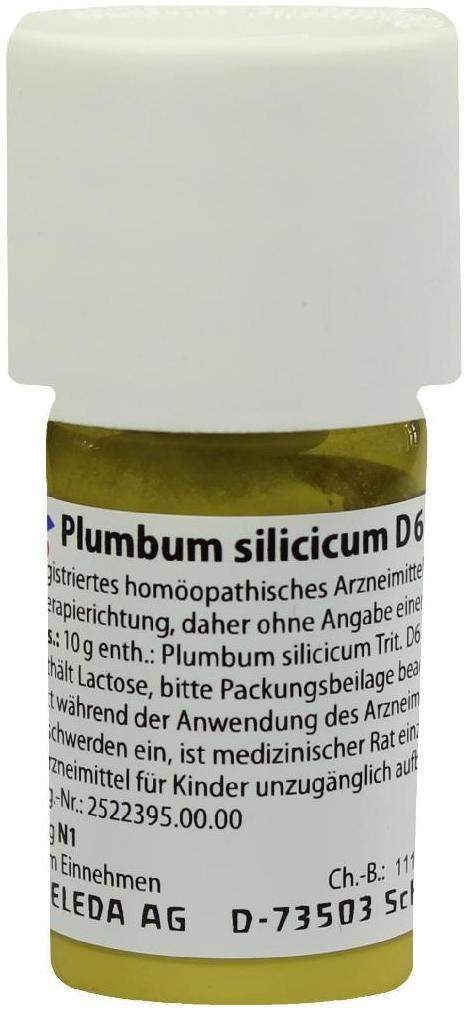 Weleda Plumbum Silicicum D6 20 g Trituration