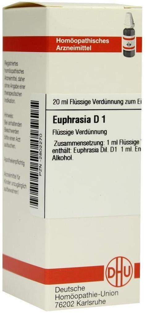 Euphrasia D 1 Dilution 20 ml