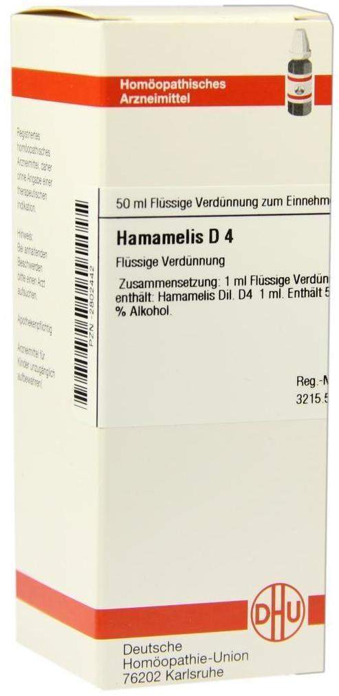 Hamamelis D4 Dhu 50 ml Dilution