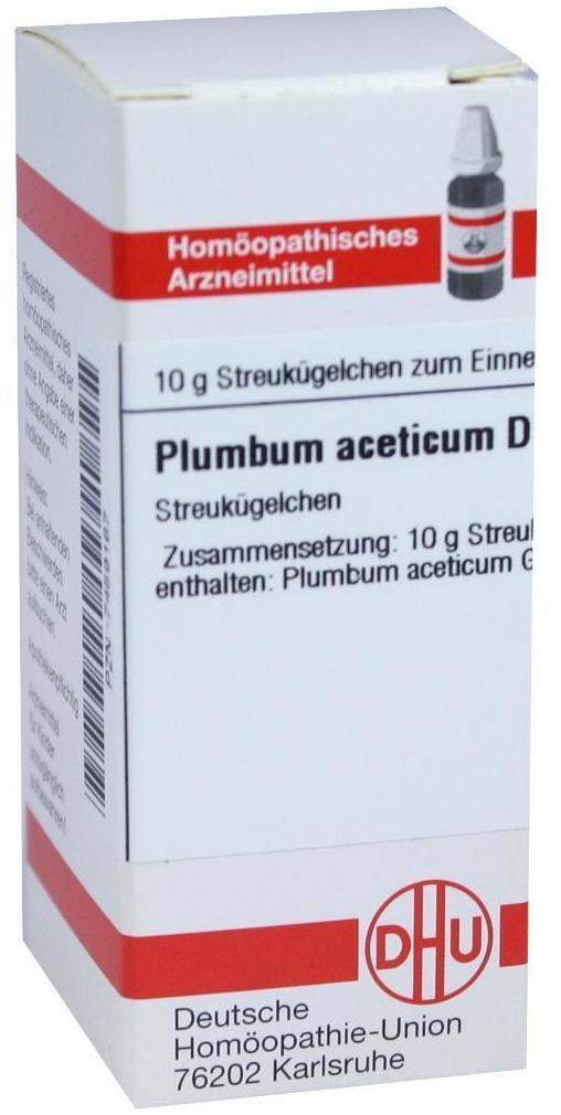 Plumbum Aceticum D 6 Globuli