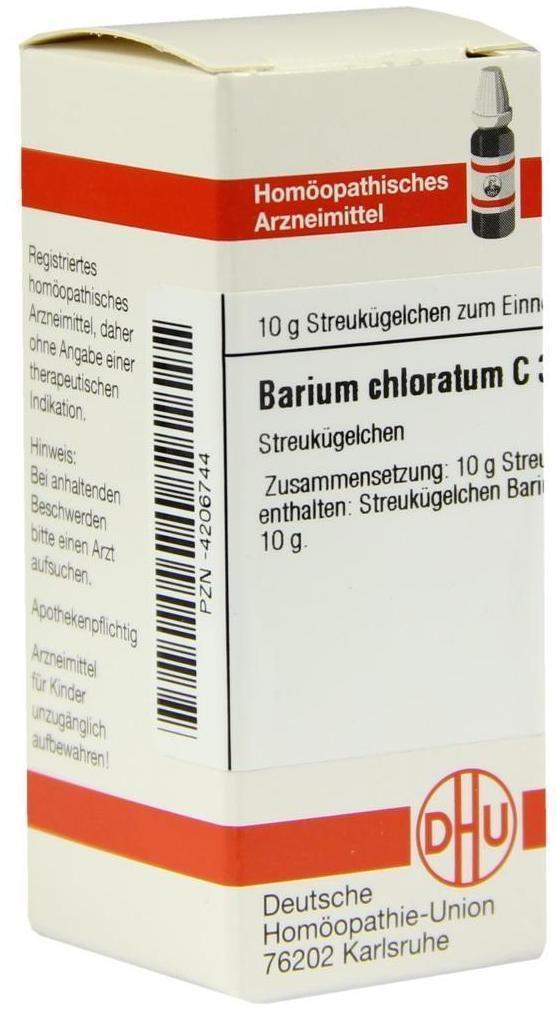 Barium Chloratum C 30 Globuli 10 G