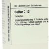 Sulfur C 12 Dhu 80 Tabletten