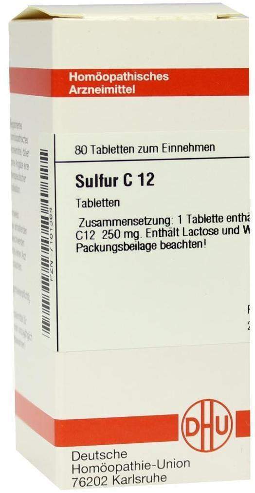 Sulfur C 12 Dhu 80 Tabletten