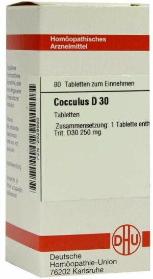 Cocculus D30 80 Tabletten