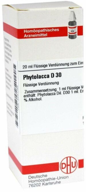 Phytolacca D 30 Dilution 20 ml