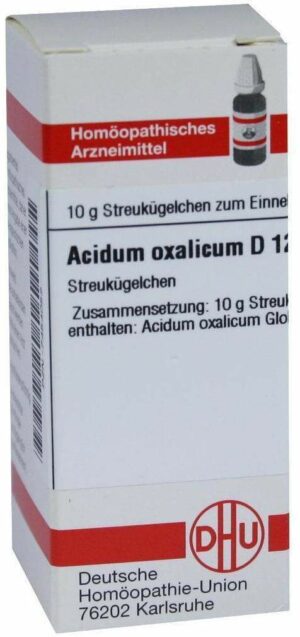 Acidum Oxalicum D 12 Globuli