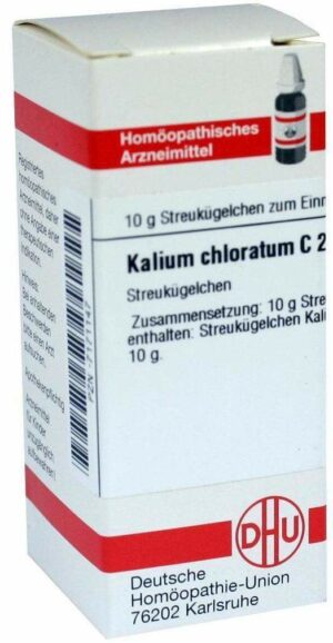 Kalium Chloratum C 200 Globuli 10 G