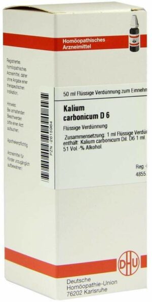 Kalium Carbonicum D 6 50 ml Dilution