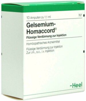 Gelsemium Homaccord Ampullen 10 Ampullen