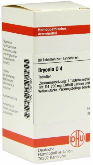 Bryonia D4 Dhu 80 Tabletten