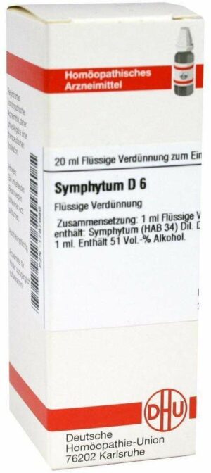 Symphytum D6 Dilution 20 ml Dilution