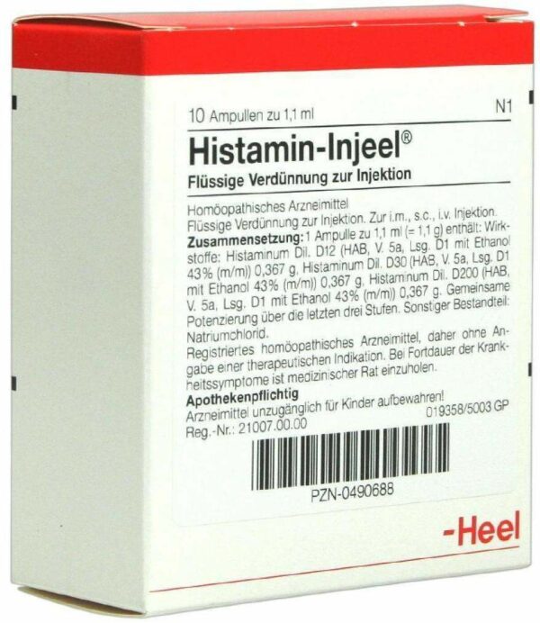 Histamin Injeel Ampullen 10 Ampullen