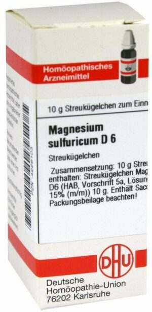 Magnesium Sulfuricum D 6 Globuli