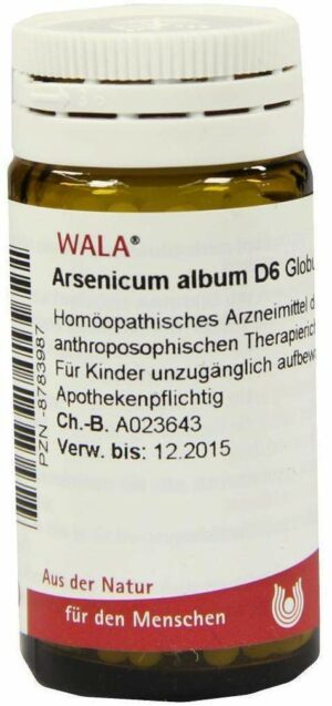 Wala Arsenicum album D6 20 g Globuli