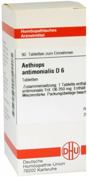 Aethiops Antimonialis D 6 Tabletten