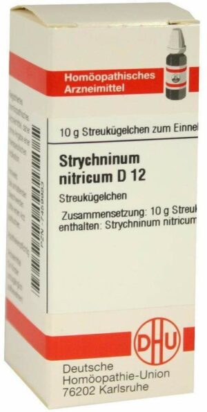 Strychninum Nitric. D 12 10 G Globuli