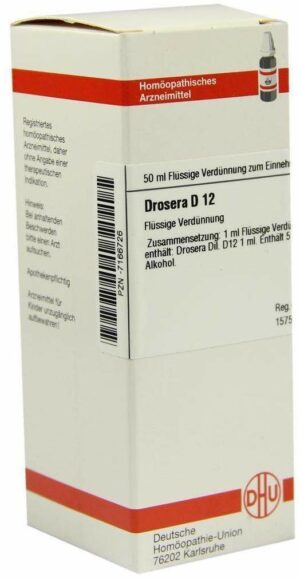 Drosera D 12 50 ml Dilution