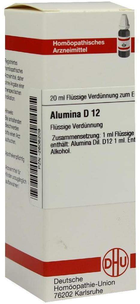 Alumina D 12 Dilution 20 ml Dilution