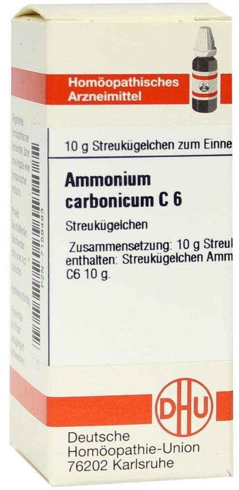 Ammonium Carbonicum C 6 Globuli 10 G