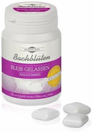 Bachblüten Murnauer 74 G Kaugummis Bleib Gelassen