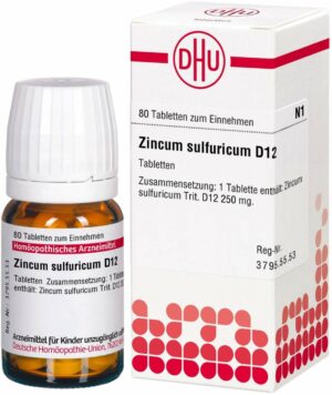 Zincum Sulfuricum D 12 80 Tabletten