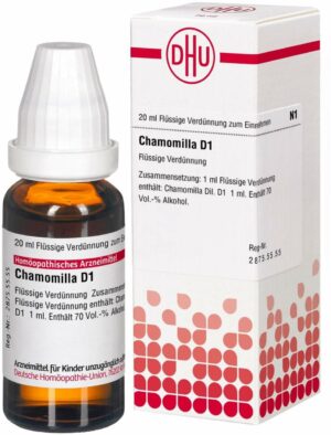 Chamomilla D 1 20 ml Dilution