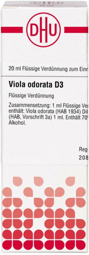 Viola Odorata D 3 Dilution