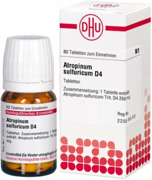 Atropinum Sulfuricum D 4 Tabletten