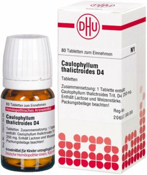 Caulophyllum Thalictroides D 4 Tabletten