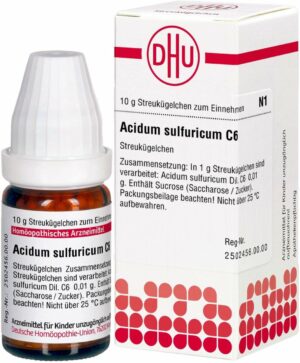 Acidum Sulfuricum C 6 Globuli