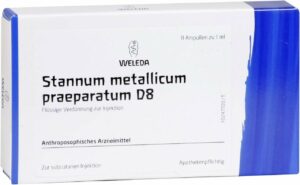 Weleda Stannum Metallicum Praeparatum D8 8 x 1 ml Ampullen