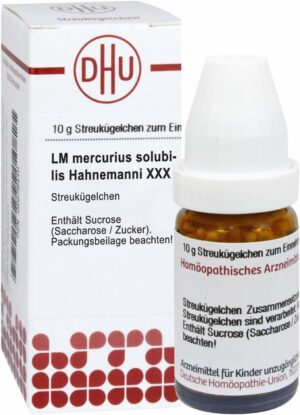 Dhu Mercurius Solubilis Hahnemanni Lm Xxx Globuli