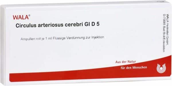 Wala Circulus arteriosus cerebri Gl D5 10 x 1 ml Ampullen