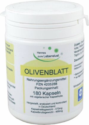 Olivenblatt Extrakt 180 Vegi Kapseln