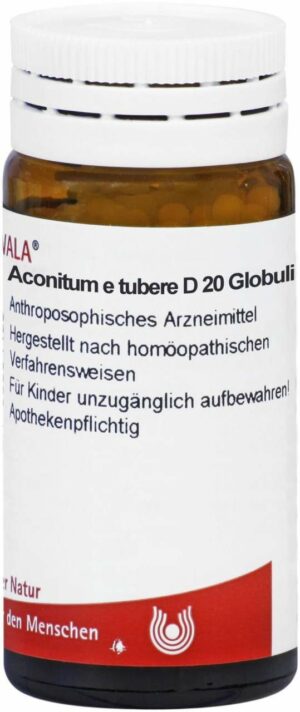 Wala Aconitum e tubere D20 20 g Globuli