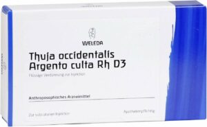 Weleda Thuja occidentalis Argento culta Rh D3 8 x 1 Ampullen